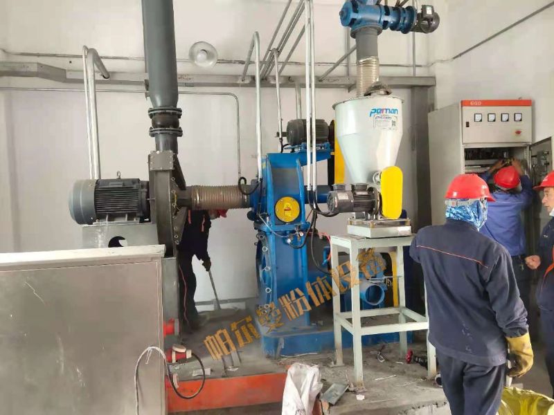 临涣某焦化公司碳酸氢钠研磨系统安装现场